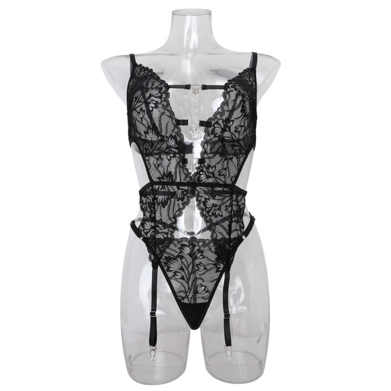 LS1902--Three-point lace sexy lingerie popular sexy suit