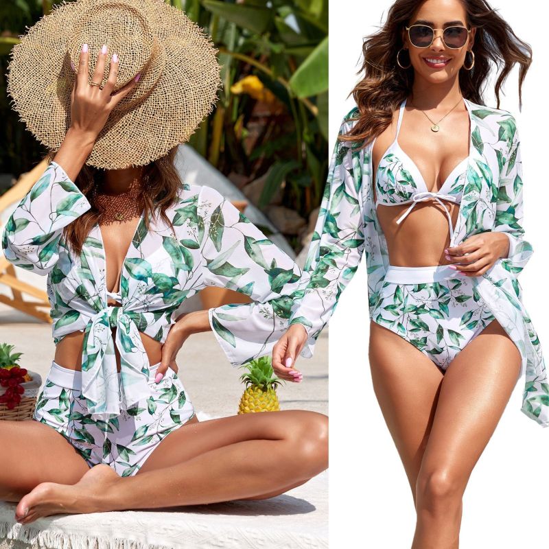 NDL2405--New bikini three piece swimsuit