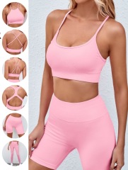 G9681--Seamless cationic yoga women's 5-piece set