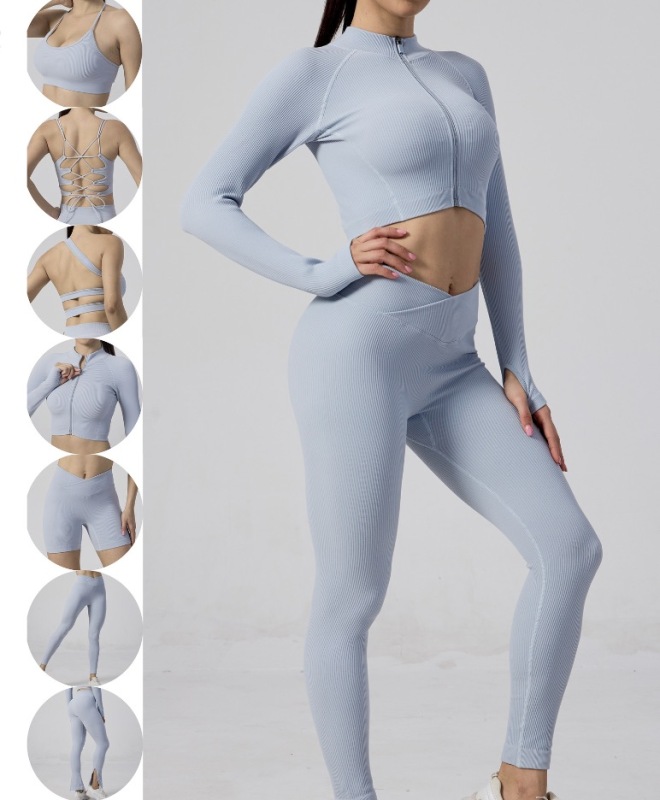 G668--New seamless yoga wear women's 7-piece set