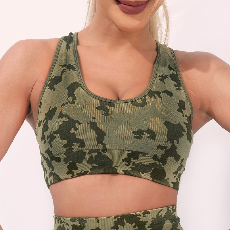 A23B118--New yoga fixed bra pad sports bra