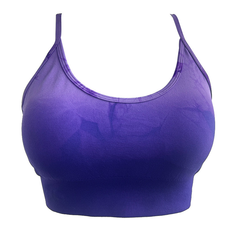 ST029Y--Yoga wear sports bra with chest pad, quick drying and high elasticity