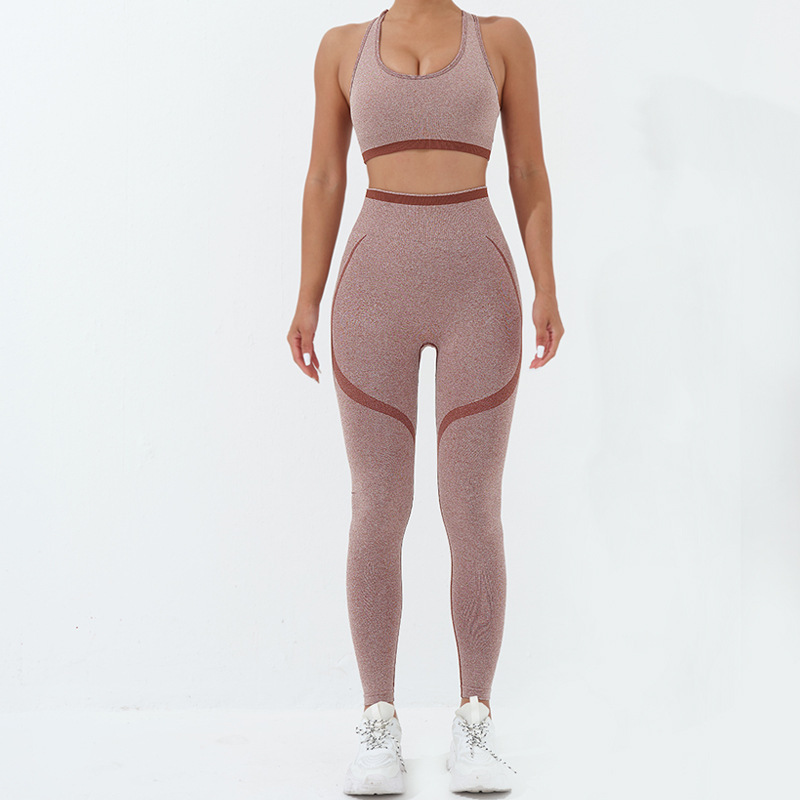 A23B111Y+A23B111K--Yoga Wear Suit Women's Pilates Training Sports Wear Yoga Suit