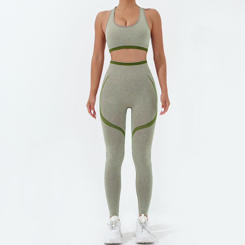 A23B111Y+A23B111K--Yoga Wear Suit Women's Pilates Training Sports Wear Yoga Suit
