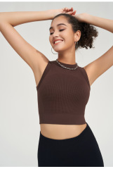 WXM5367--Seamless outer wear sports bra, shockproof fitness yoga wear, bra, vest top, one cup