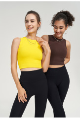 WXM5367--Seamless outer wear sports bra, shockproof fitness yoga wear, bra, vest top, one cup