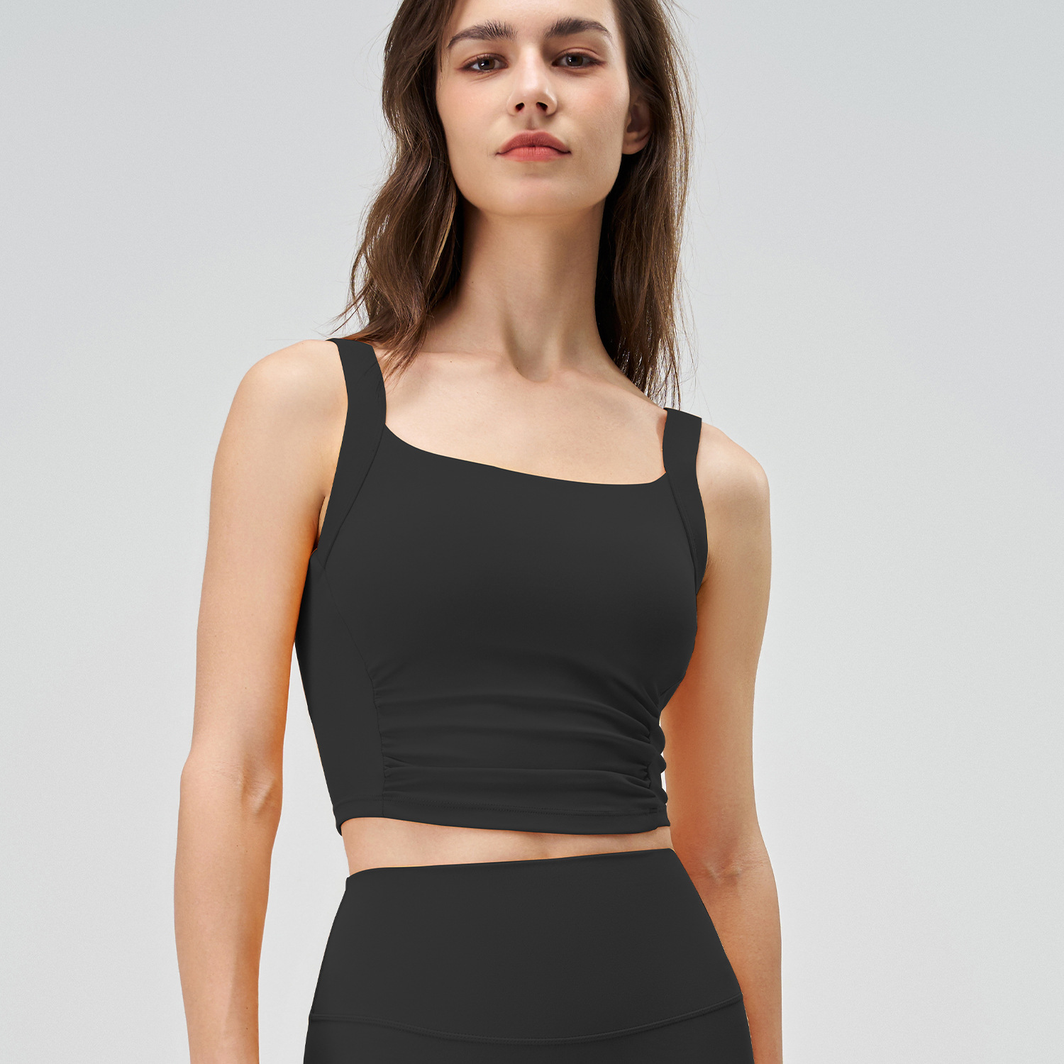 60150--Sports bra all-in-one women's shockproof running fitness bra quick-drying yoga vest with chest pad