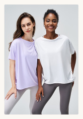 DX-151--Sports casual T-shirt women's summer quick-drying breathable fitness top