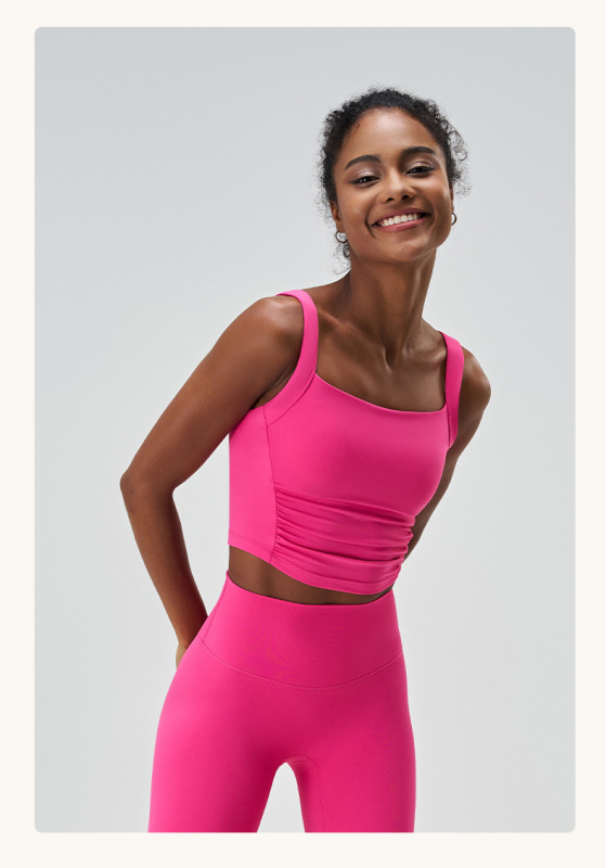60150--Sports bra all-in-one women's shockproof running fitness bra quick-drying yoga vest with chest pad