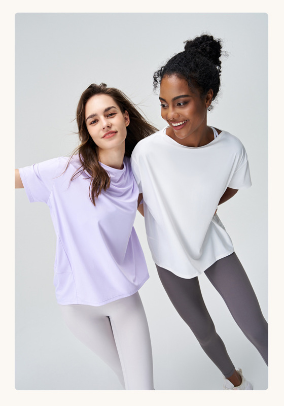 DX-151--Sports casual T-shirt women's summer quick-drying breathable fitness top