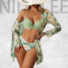 NDL2317--New bikini three piece swimsuit