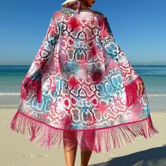 NDL2427--New Miami Show Two-piece Sunscreen Veil Skirt One-piece Swimsuit