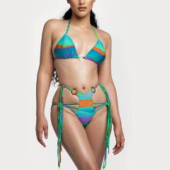 Q3056--fringed swimsuit bikini