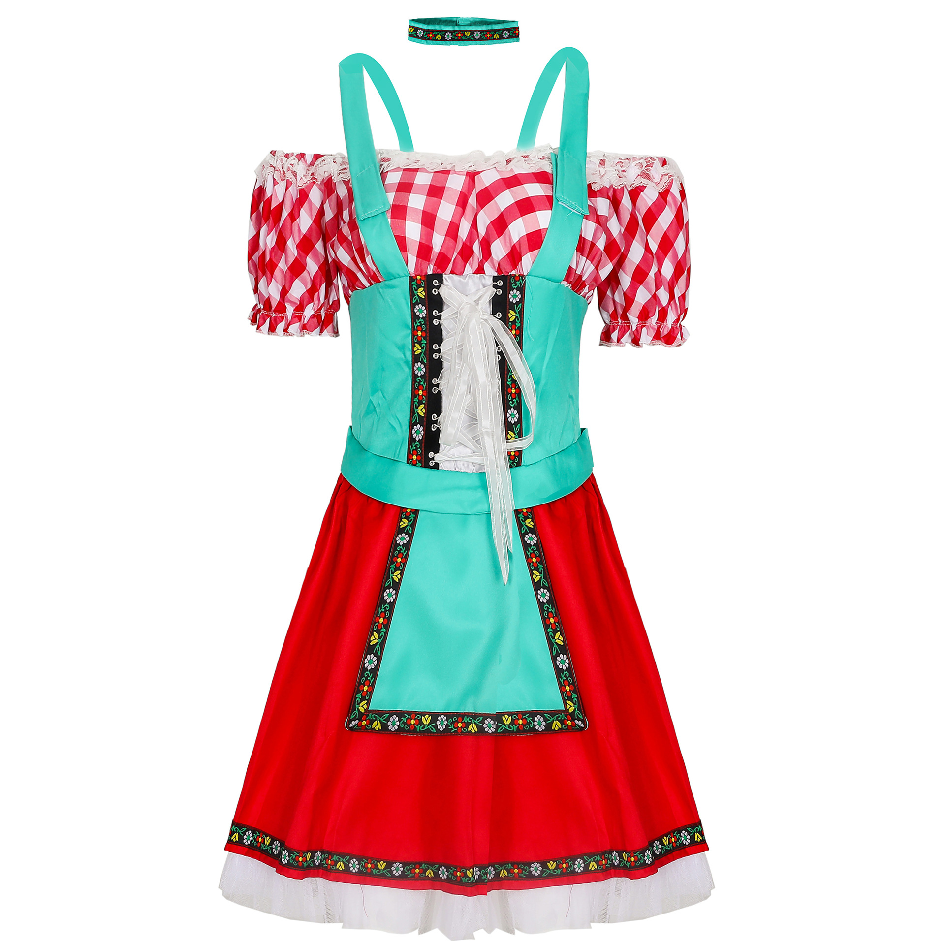 9047--Halloween sexy maid costume European and American Oktoberfest cosplay maid costume