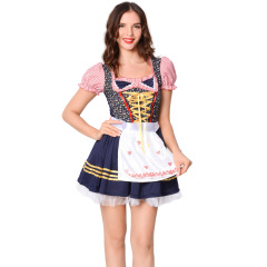 9046A--New German Oktoberfest Costume Halloween Maid Maid Costume