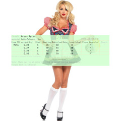 9046A--New German Oktoberfest Costume Halloween Maid Maid Costume