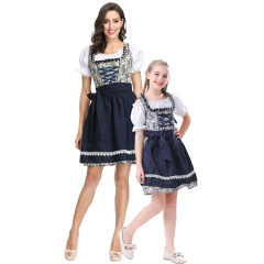 4122--Parent-child outfit German Bavarian Oktoberfest costume stage dress