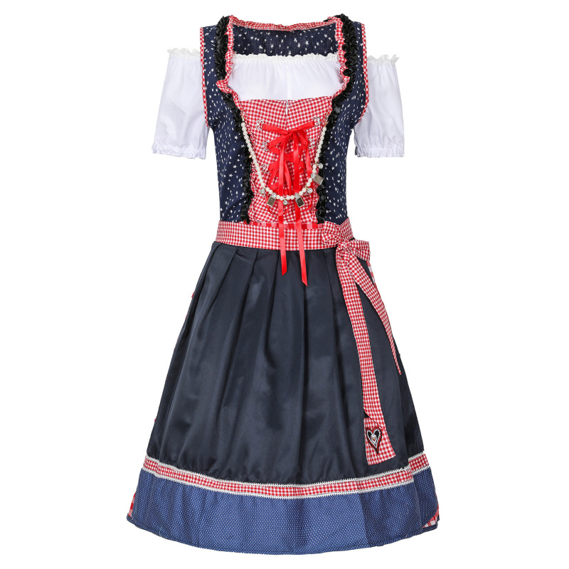 8165--German Bavarian skirt cosplay Oktoberfest costume