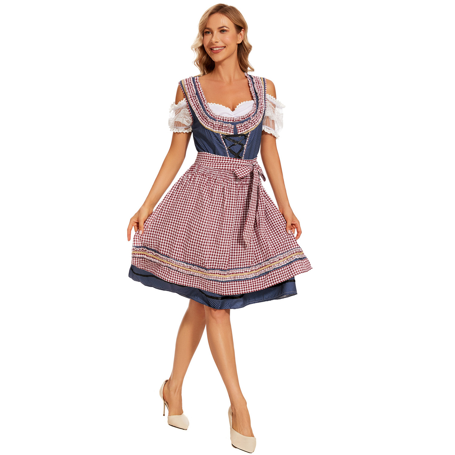 82347--Party Beer Girl Stage Performance Beer Clothes Germany Munich Ding Dong Dress