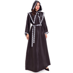 10027--Cosplay Skeleton Cloak Death Witch Game Clothes Uniform