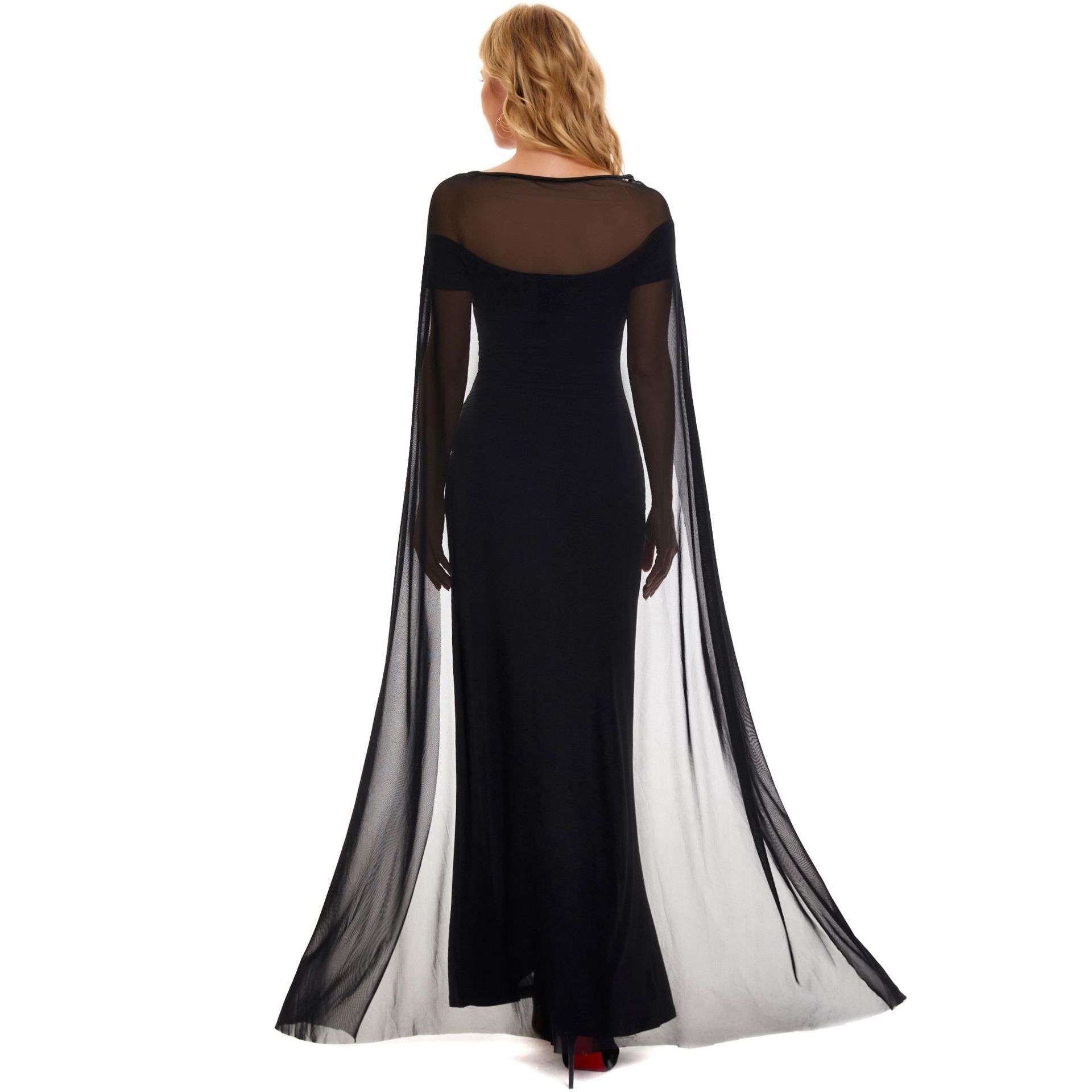 2136--Halloween Costume Skeleton Witch Ghost Bride