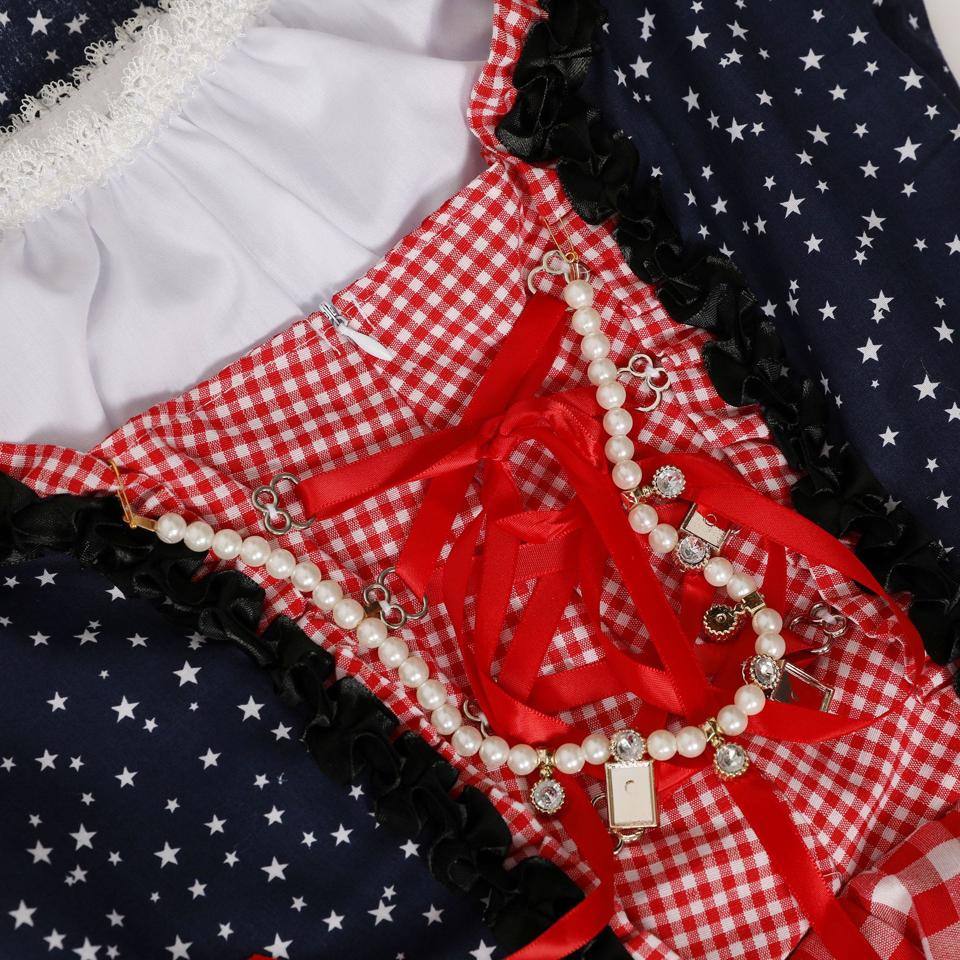 8165--German Bavarian skirt cosplay Oktoberfest costume