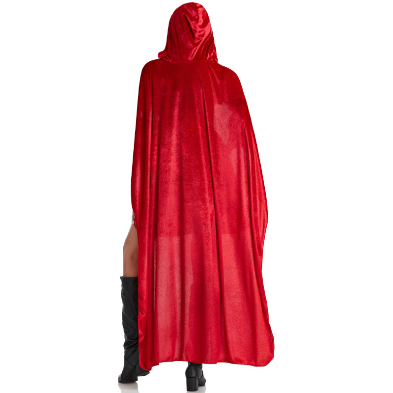 20275--New Granny Wolf Halloween Cloak Little Red Riding Hood Costume