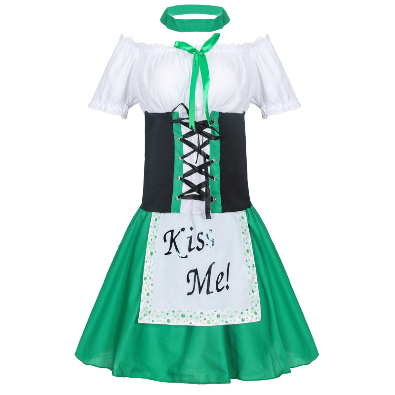 8935--Party kiss me clothes Oktoberfest clothes