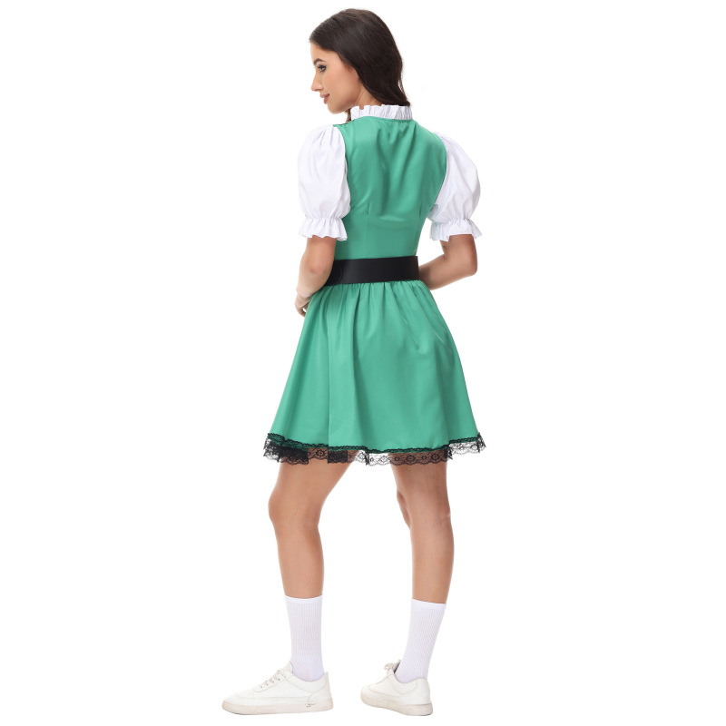 5589--Oktoberfest clothing, winery work clothes, German Bavaria COS cocktail party wear