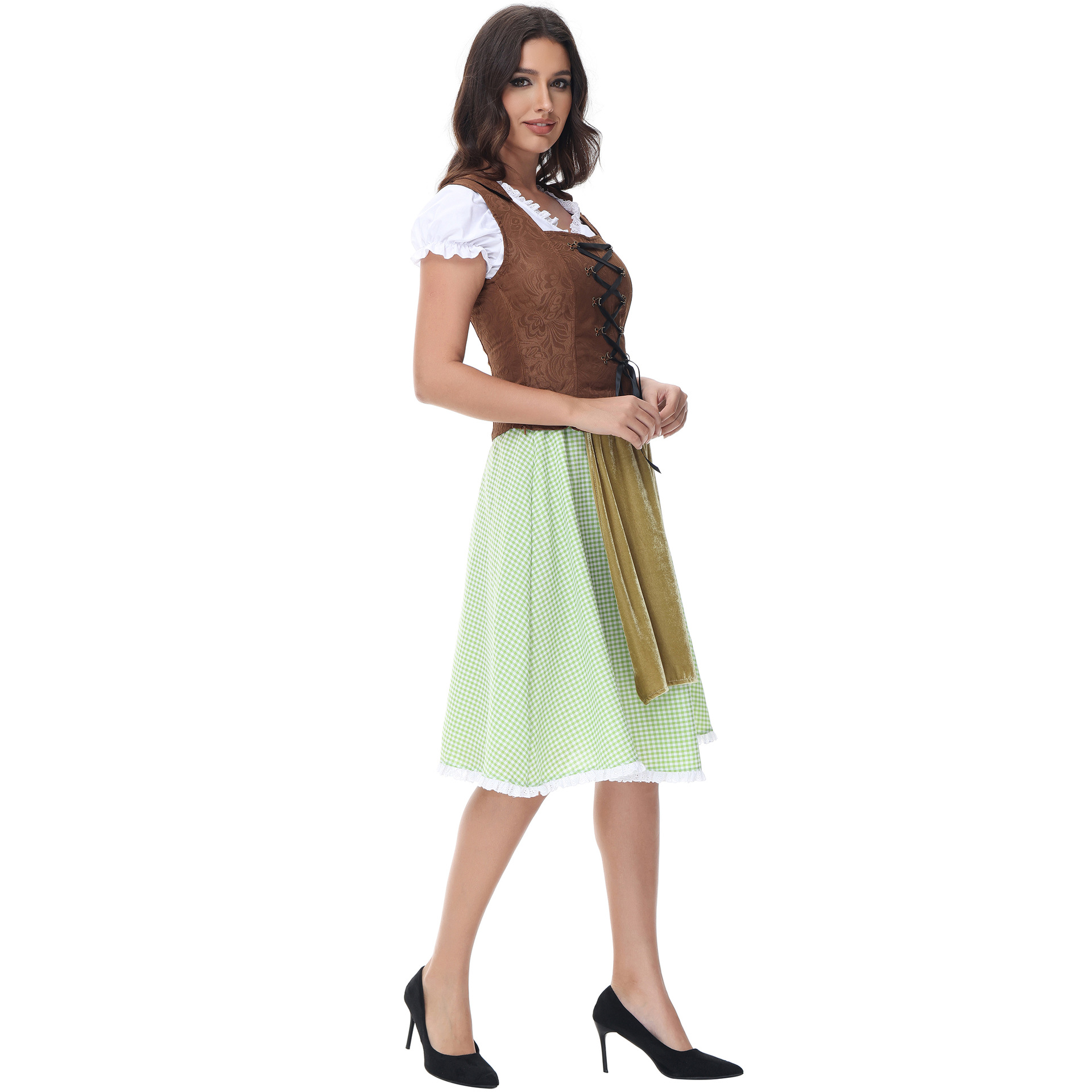 5563--German Sexy Oktoberfest Dress 2024 Bar Cosplay COS Party Female Beer Wear
