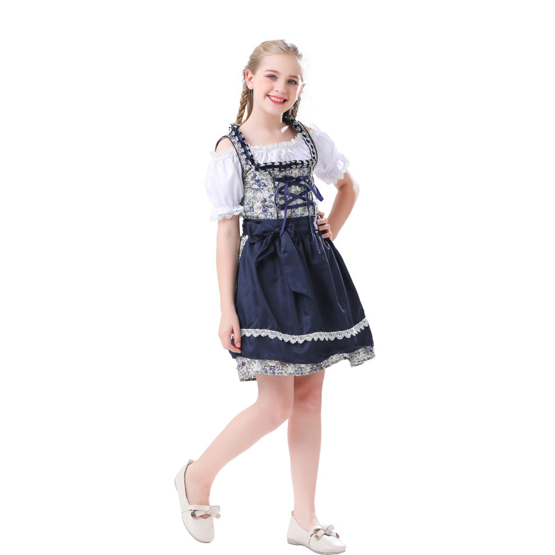 4122--Parent-child outfit German Bavarian Oktoberfest costume stage dress