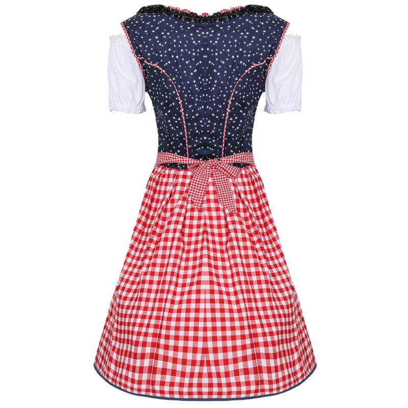 8165--German Bavarian skirt cosplay Oktoberfest costume