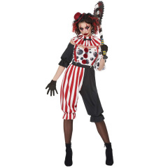 99048--Halloween costumes, zombie clown costumes, circus zombie costumes, performance COS costumes