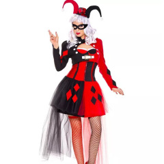 9071--New Halloween Suicide Squad Clown Costume