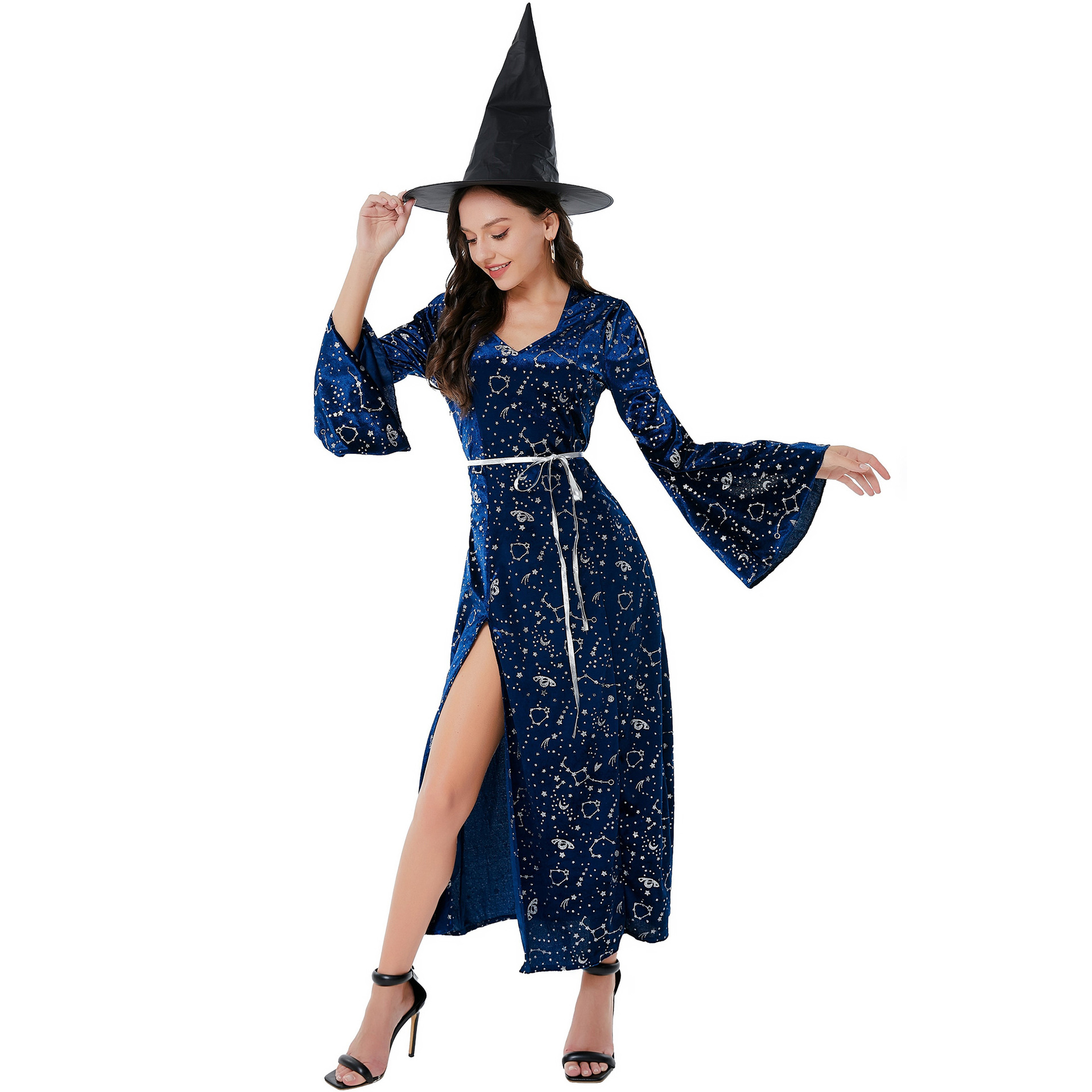 3387--Cosplay Halloween Witch Costume