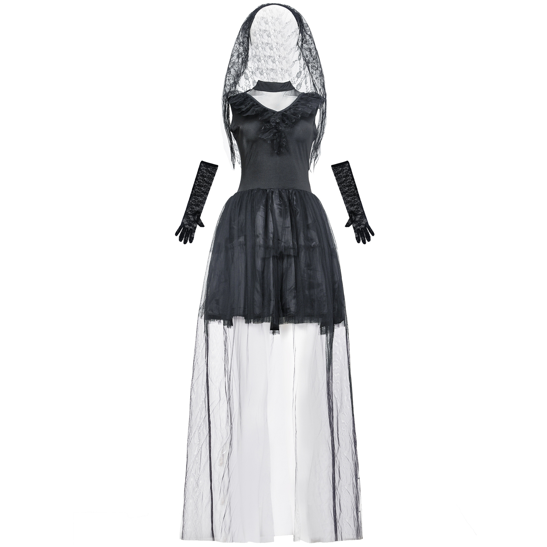 2908--Horror female ghost vampire bride halloween costume