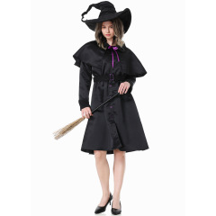 82325--Witch Costume Halloween Witch Costume Masquerade Cloak