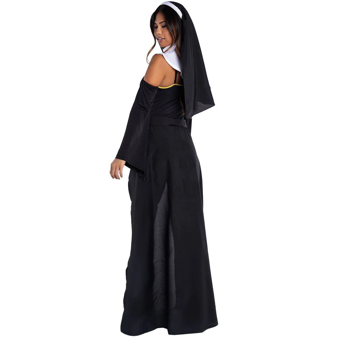 3116--halloween nun costume carnival