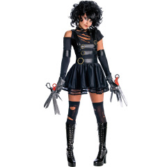 3161--Female Edward Scissorhands movie character Halloween carnival party costume