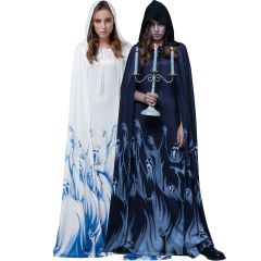 8717--Death Ghost Bride Vampire Cloak Cloak Zombie COS Server