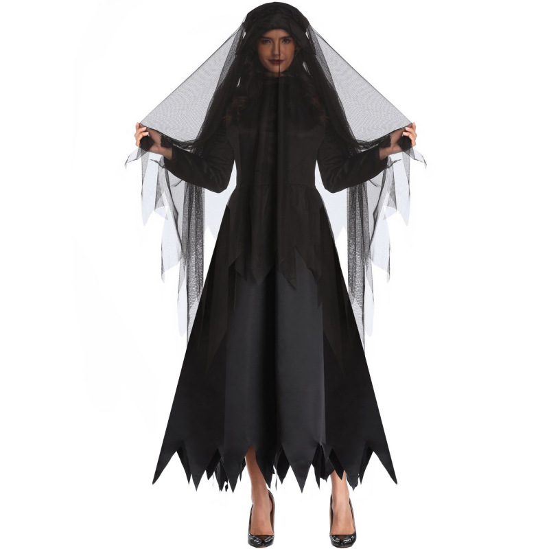 3314A--Halloween female ghost bride costume adult COS uniform dark vampire