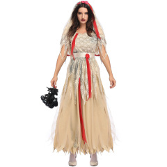 1956--halloween costume vampire devil bride