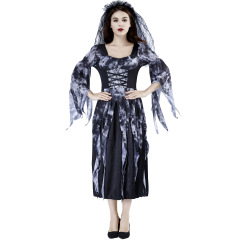 2009--Dark Evil Crow Ghost Bride Carnival Easter Party Halloween Costume