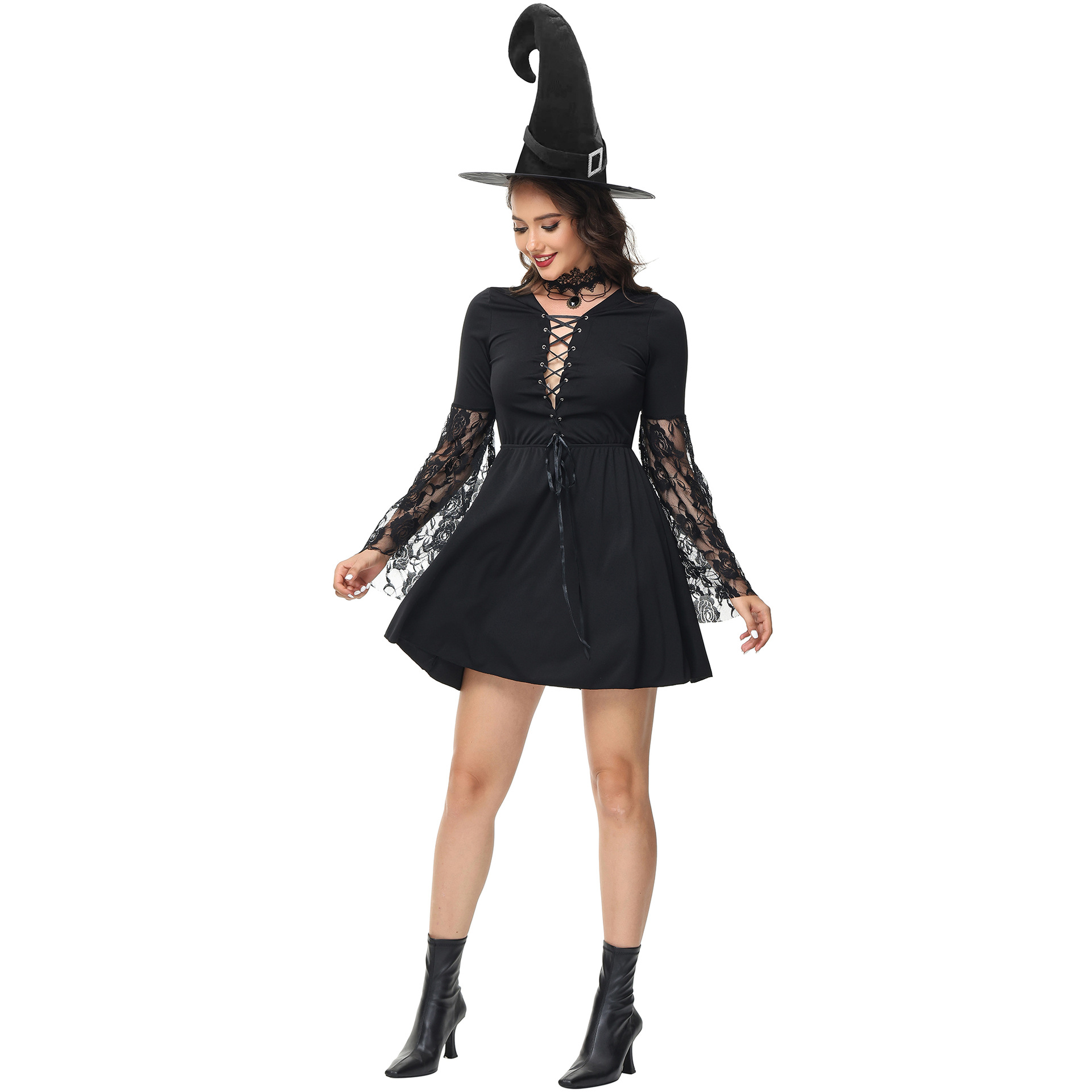 3399--Gothic Witch Costume Halloween Costume Cosplay