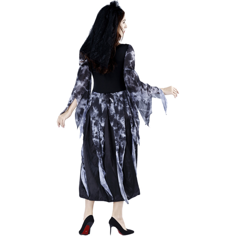 2009--Dark Evil Crow Ghost Bride Carnival Easter Party Halloween Costume