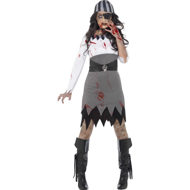 1803--Halloween Vampire Female Pirate Masquerade Costume