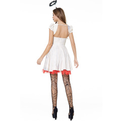 9034--New Halloween Thousand Arrows Pierce the Heart Zombie Ghost Bride Costume