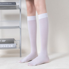 ZTW001--Velvet calf socks, slim leg socks, women's spring, summer and autumn thin stockings