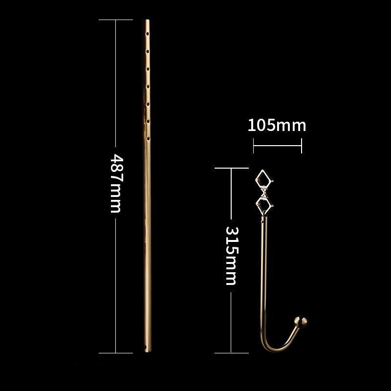 AL680686639966--lockink metal anal hook adult rear anal single bead