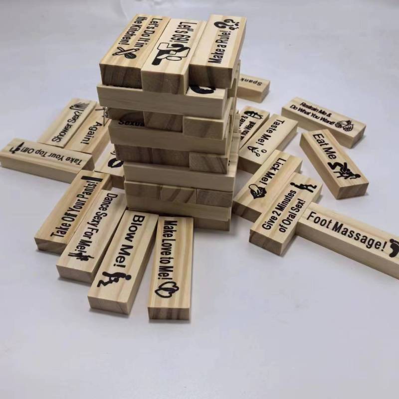 S088--Game Couples Dating Block Tower Jenga Game